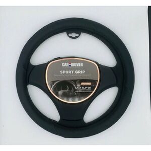 Car and Driver Steering Wheel Cover with‎ Ergonomic Grip Standard Fit Slip On